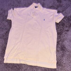 Men’s Classic Ralph Lauren Yellow Polo Collar Shirt - Medium